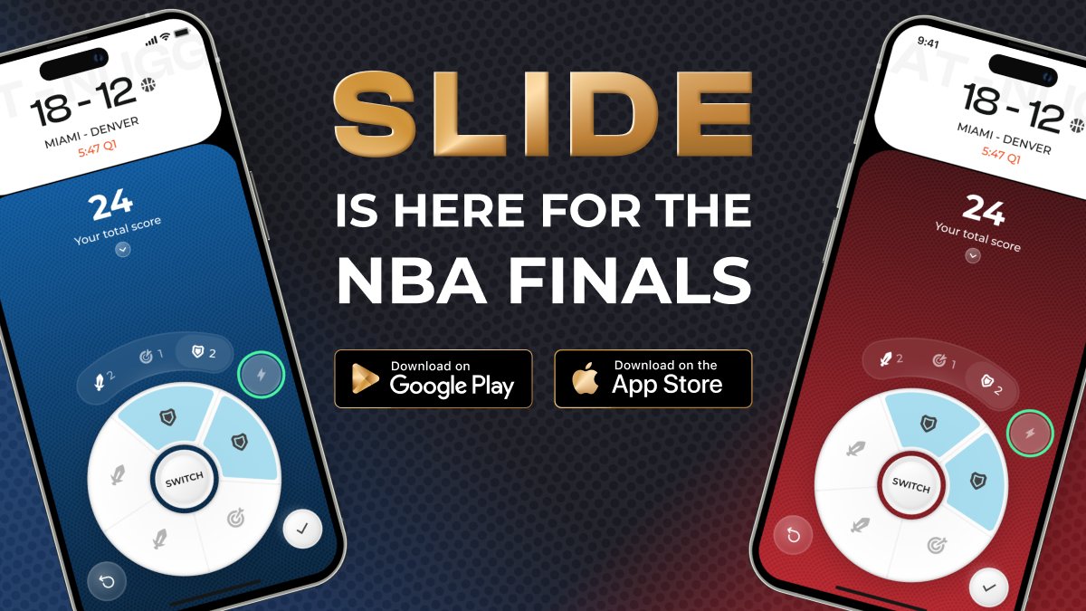 WOW! We’ve had so many fans join Slide during Game 4 of the #NBAFinals  that we have to push an update to accommodate all the new players. If your game crashes, update app and hop right back in! bit.ly/m/wincast-links