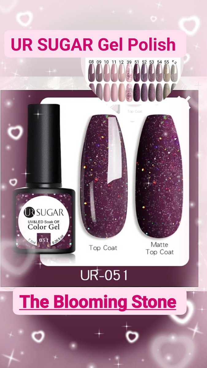 Blooming_Stone's tweet photo. ● UR SUGAR Gel Polish 
Product Link 👇 
https://t.co/dn3sPyF5vt
𝕋𝕙𝕖 𝔹𝕝𝕠𝕠𝕞𝕚𝕟𝕘 𝕊𝕥𝕠𝕟𝕖 
𝕠𝕟𝕝𝕚𝕟𝕖 𝕤𝕙𝕠𝕡𝕡𝕚𝕟𝕘 🛍 🛒
#thebloomingstone #shoppingonline #shopping #forsale #gelpolish #gel #gelnails https://t.co/aGYmH7AGrU