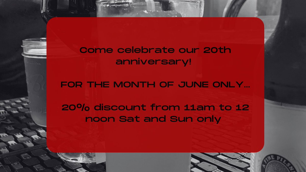 Come celebrate this weekend!