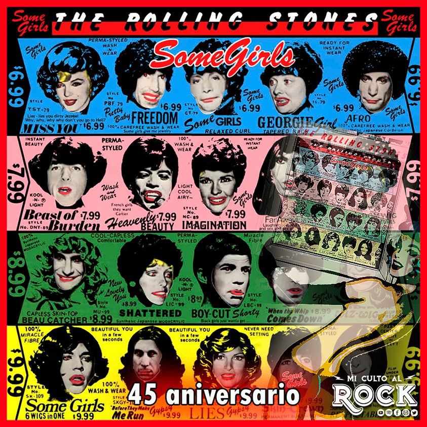 THE ROLLING STONES - 'SOME GIRLS', 45 ANIVERSARIO.

#RollingStones #TheRollingStones #Stones #SomeGirls #RockAndRoll #Disco #BluesRock #MickJagger #KeithRichards #RonnieWood #BillWyman #CharlieWatts  #MiCultoAlRock #MiCultoAlRock🎸💕