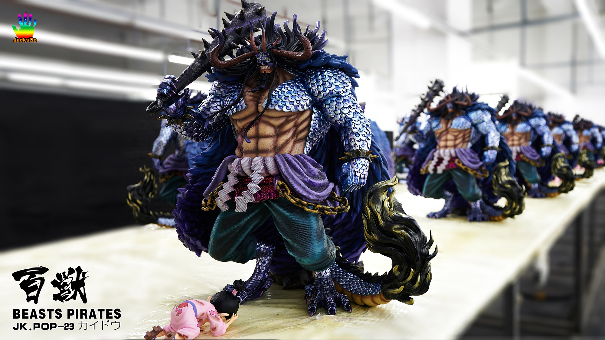 jacksdo ロジャー フィギュア Unboxing 1/4 Scale Pirate King Gol D. Roger(ゴール・D