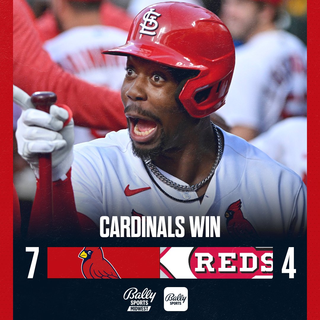 Redbirds top the Reds in the series opener! #STLCards