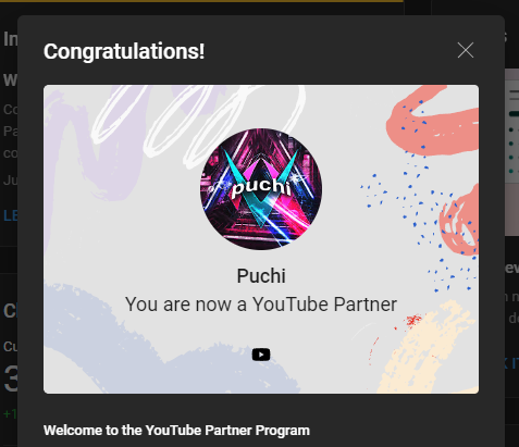 ItsPuchi's tweet photo. OFFICIALLY PARTNERED ON YOUTUBE ✅✅

Thank you guys for watching throughout the years, it means more than u know ❤ https://t.co/9oq0M4eKhR