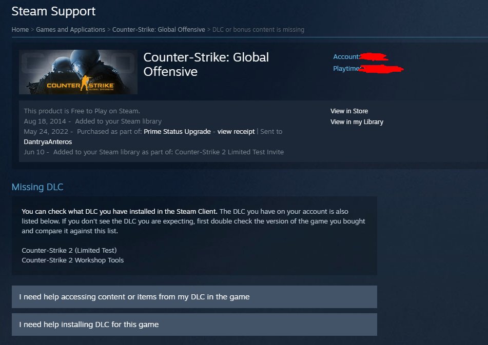 Many players (including some of my friends) got CS2LT access however no download option is available.

Here is a link to check if you got the CS2LT access. As CS2LT is a DLC, it should be in the list if you have the access.
help.steampowered.com/en/wizard/Help…