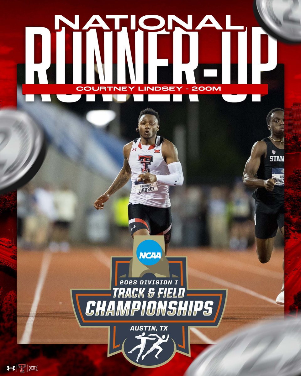 TexasTechTF's tweet photo. 🥈- Courtney Lindsey, 19.86 (+0.9w) (PB) https://t.co/l8hcs8kXZ6