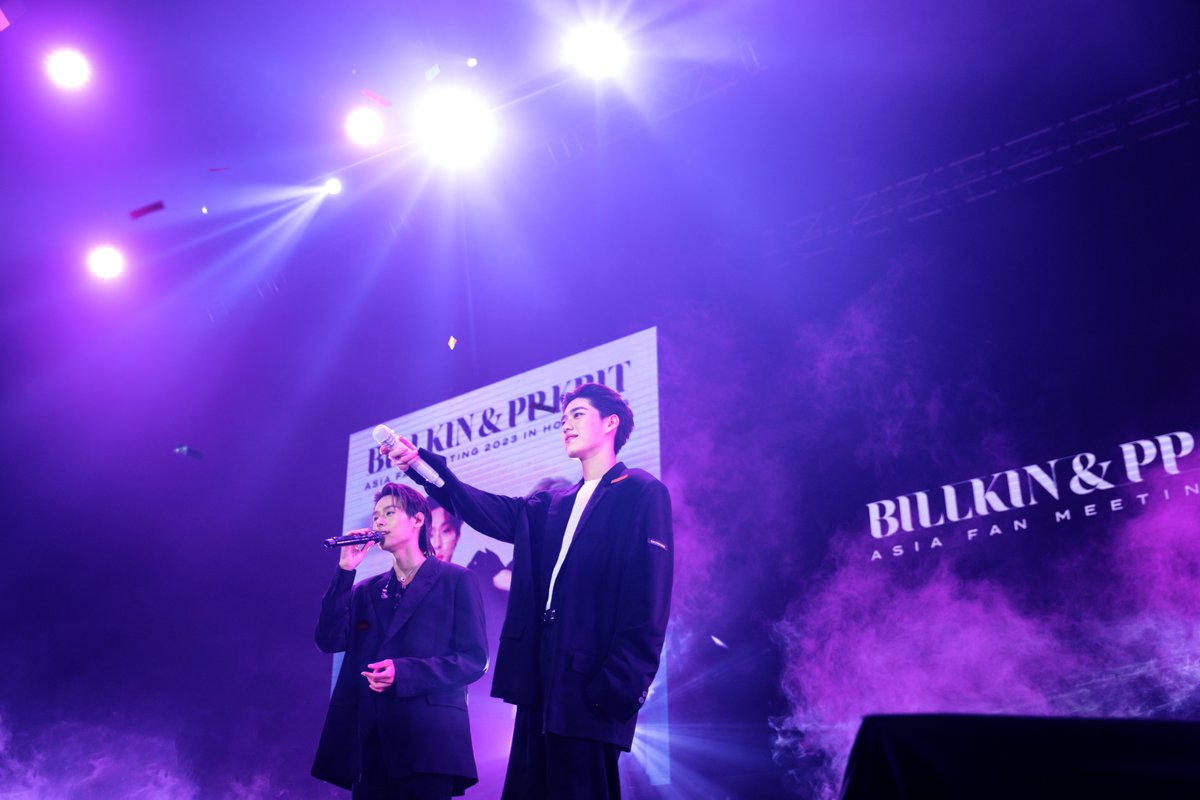 Billkin_Ent's tweet photo. 'BILLKIN &amp; PP KRIT ASIA FAN MEETING 2023 in HONG KONG' DAY 2
Thank you for your support. This is a step we could not have achieved without all of you. 💙❤️

#BKPP_AsiaFM_HKDAY2
#BKPP_AsiaFanMeeting2023
#Bbillkin #PPKritt https://t.co/nuwRQnV4pV
