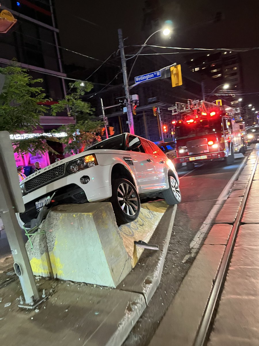 “That bollard came out of nowhere! It should have been wearing brighter coloured clothing…” #visionzeroTO