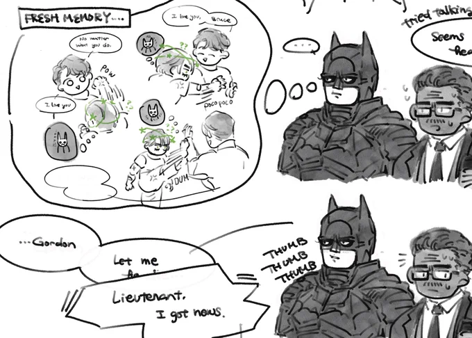 Bruce was ready to tell him even before "???"  孤独の要塞行く前にはもう言うつもりだった。