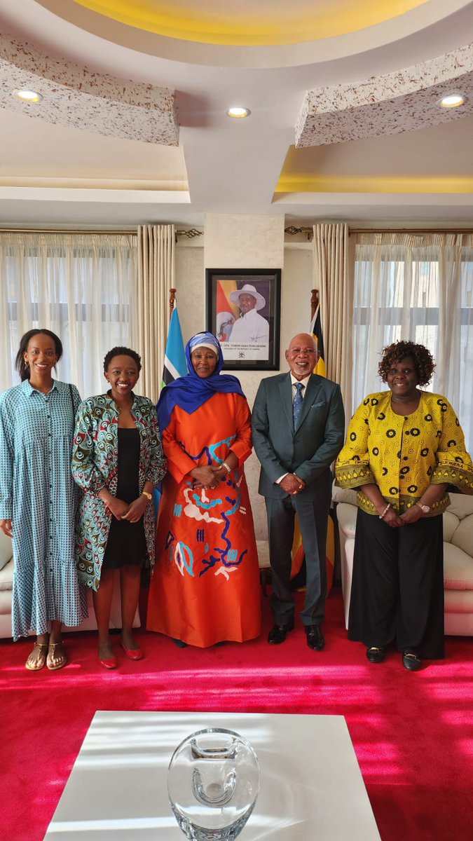 charlruto's tweet image. While attending #JNLCPLS2023, we also paid a courtesy call to the Minister of Foreign Affairs Hon. Gen. Odongo Jeje, who relayed to us a message of goodwill from His Excellency President Yoweri Museveni and encouraged us to attend next year's #JNLC Annual Presidential Lecture…