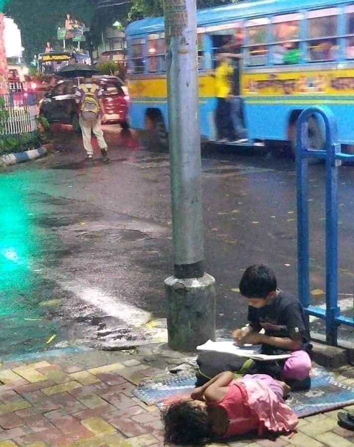 Somewhere in Kolkata 💙
I pray this boy gets all the success in life.