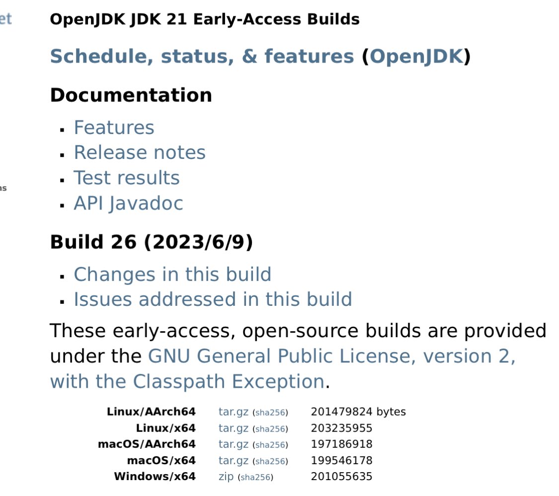 OpenJDK JDK 21 Early-Access Build 26 is out with new features integrated. 

Time to try those new features in JDK 21 now.

#Java #Java21