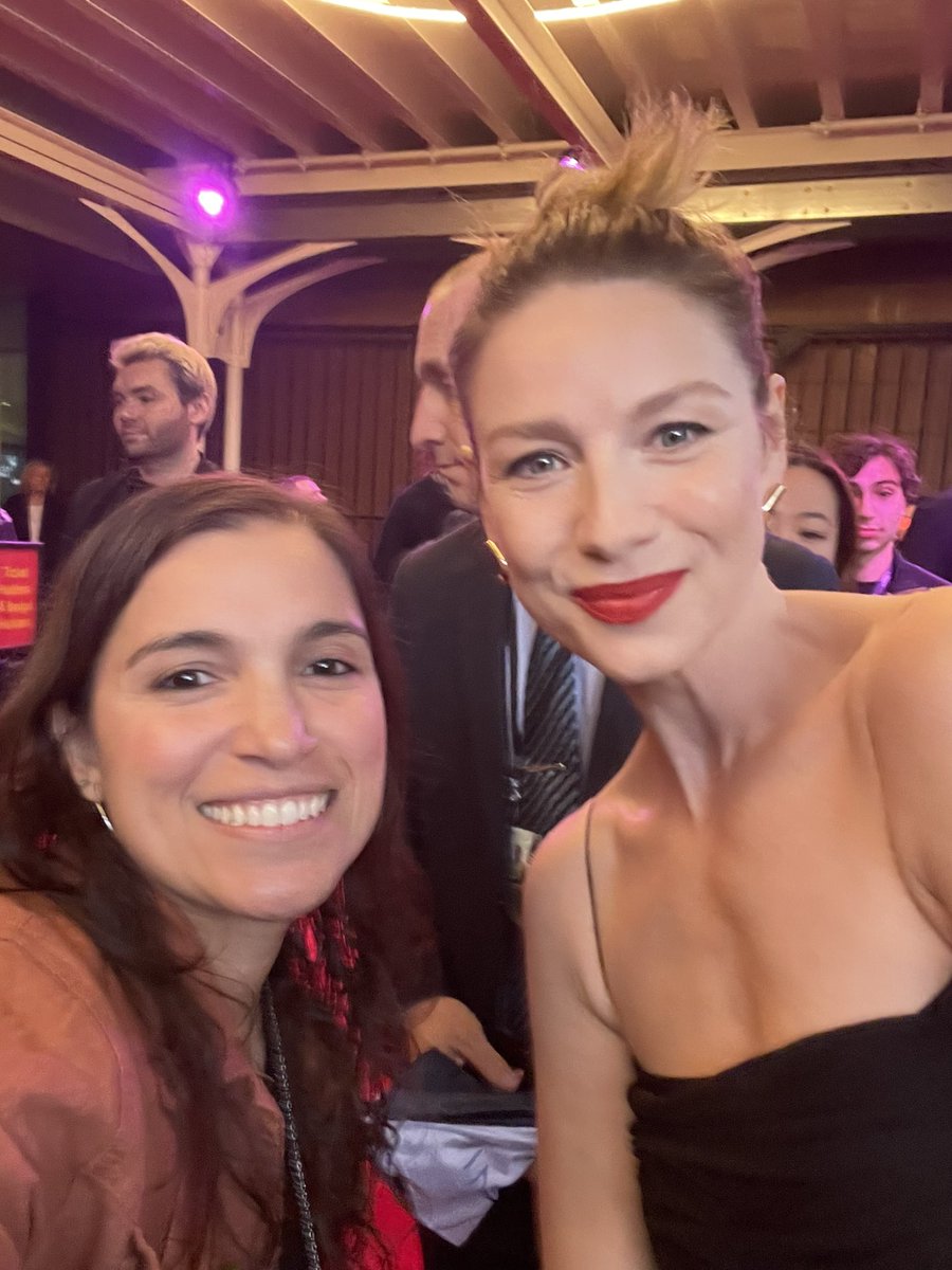 Guys 😭 I was nowhere close to being prepared for how even more astonishingly beautiful Caitríona Balfe is in person. 🫠🫠🫠 She’s just gorgeous!!!! GORGEOUS!!!! 🥰🥰🥰 I will not be able to sleep tonight. #CaitríonaBalfe ❤️❤️😭😭❤️❤️ #Outlander  #Outlanderpremiere  #Tribeca2023