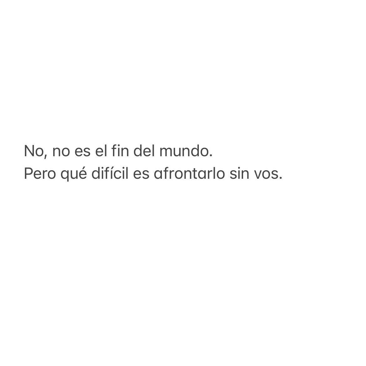 “El fin del mundo”
