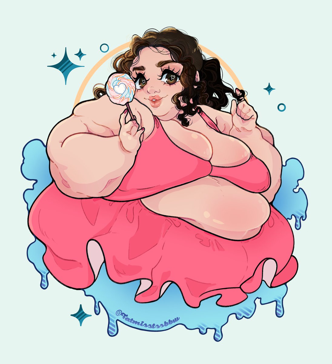 Unbelievably .｡*ﾟ+.*.｡𝓰𝓸𝓻𝓰𝓲𝓸𝓾𝓼｡.｡:+*.｡ comm of lovely MissT🍭@FatMissTSSBBW 🍭