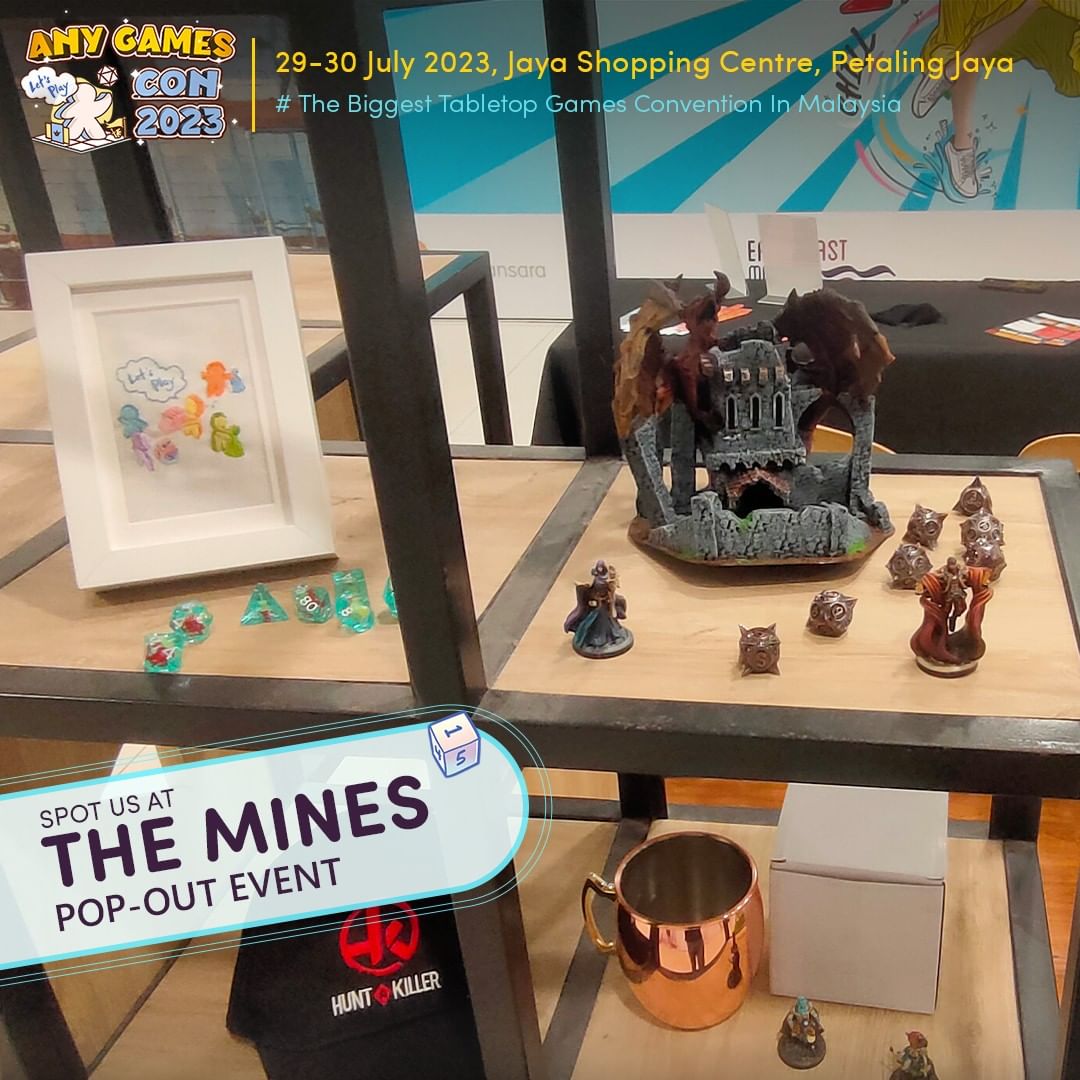 AnyGameFun's tweet photo. We pop out at the mines in Flash Dance Party by @season4otaku on 10-11 June 23💥✨

📍 Don't miss the chance to spot us &amp; grab Any Games Con 2023 physical ticket! 🎟️ https://t.co/LF6hkJhvJn