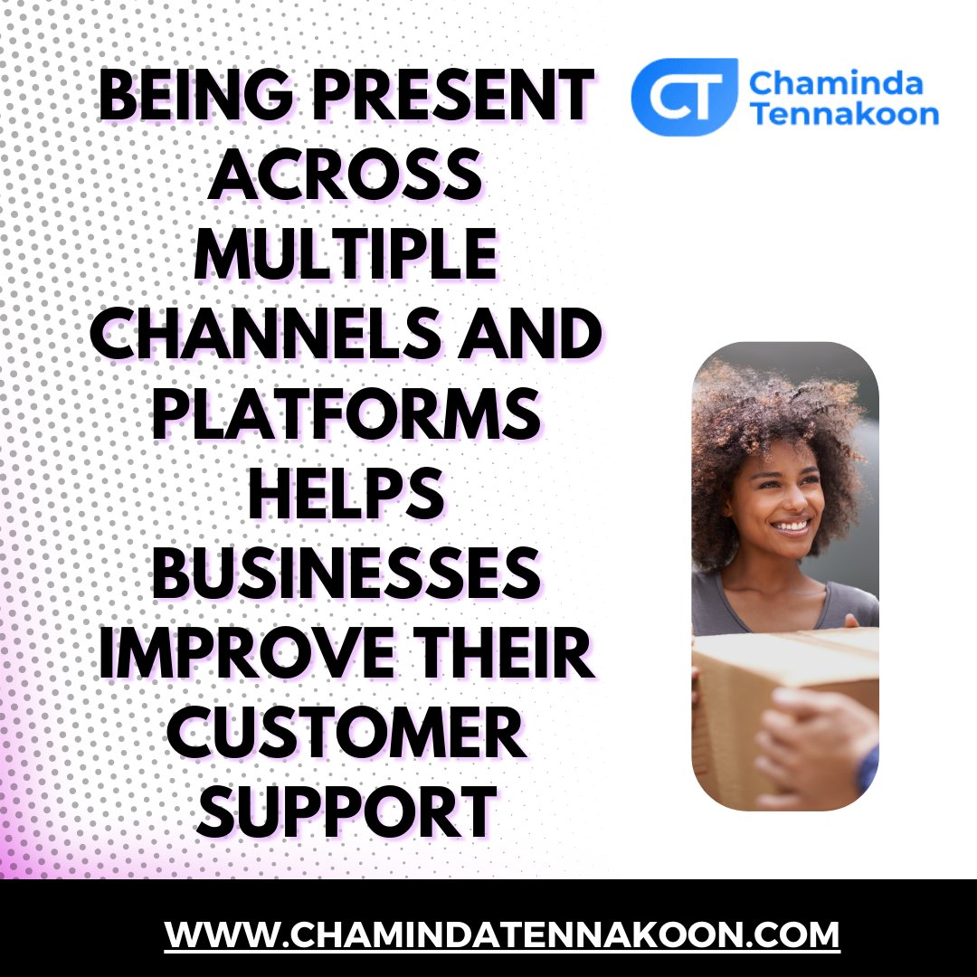 🌐✨ Level up your customer support! 💼🚀 Being present on multiple channels empowers your business to deliver exceptional customer service. 🌟💬 Learn how a multi-channel approach enhances the customer experience. #MultiChannelSupport #CustomerExperience #BusinessSuccess