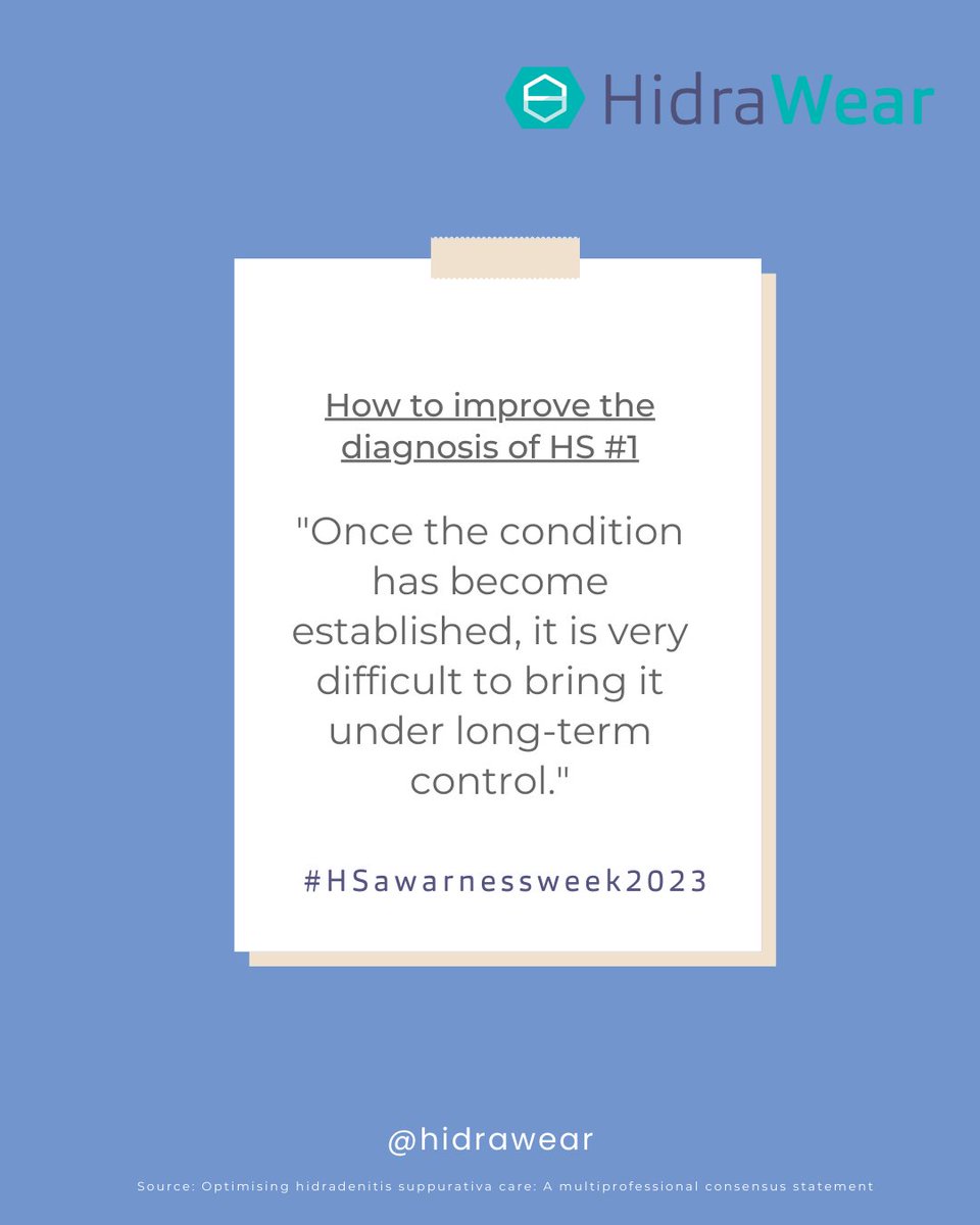 3/3 How to improve the diagnosis of Hidradenitis Suppurativa (HS)

✅ Once the condition has become established, it is very difficult to bring it under long-term control. 

#hidradenitissuppurativa #HSawareness #BeAGP #MedTwitter #DermTwitter #HSawarnessweek2023