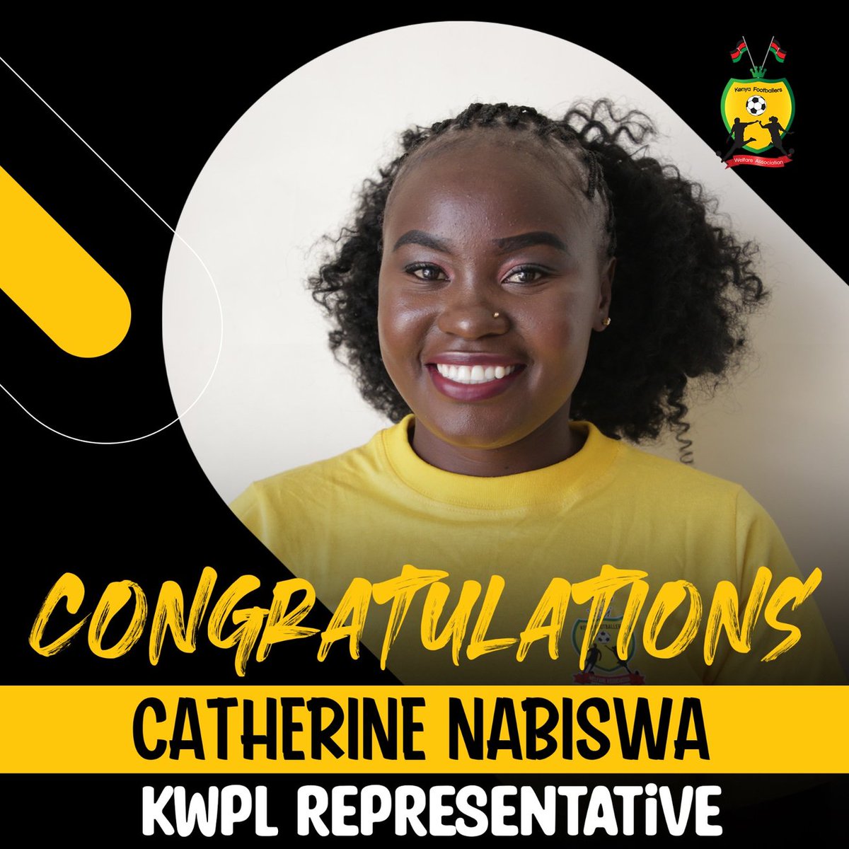 kefwaofficial's tweet photo. CONGRATULATIONS! to Catherine Nabiswa on being elected as the KEFWA KWPL representative.

#KefwaElections https://t.co/1WeyqbGgNp