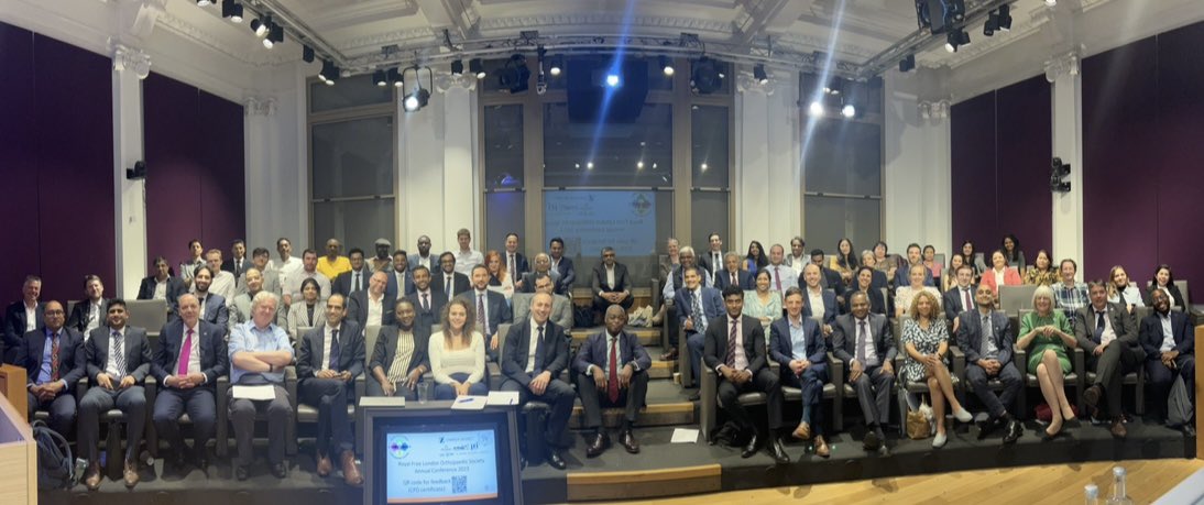 #RFLOS2023! #orthopaedics #teamworkmakesthedreamwork  what a great day at the Royal Society of medicine! Thank you to all!!