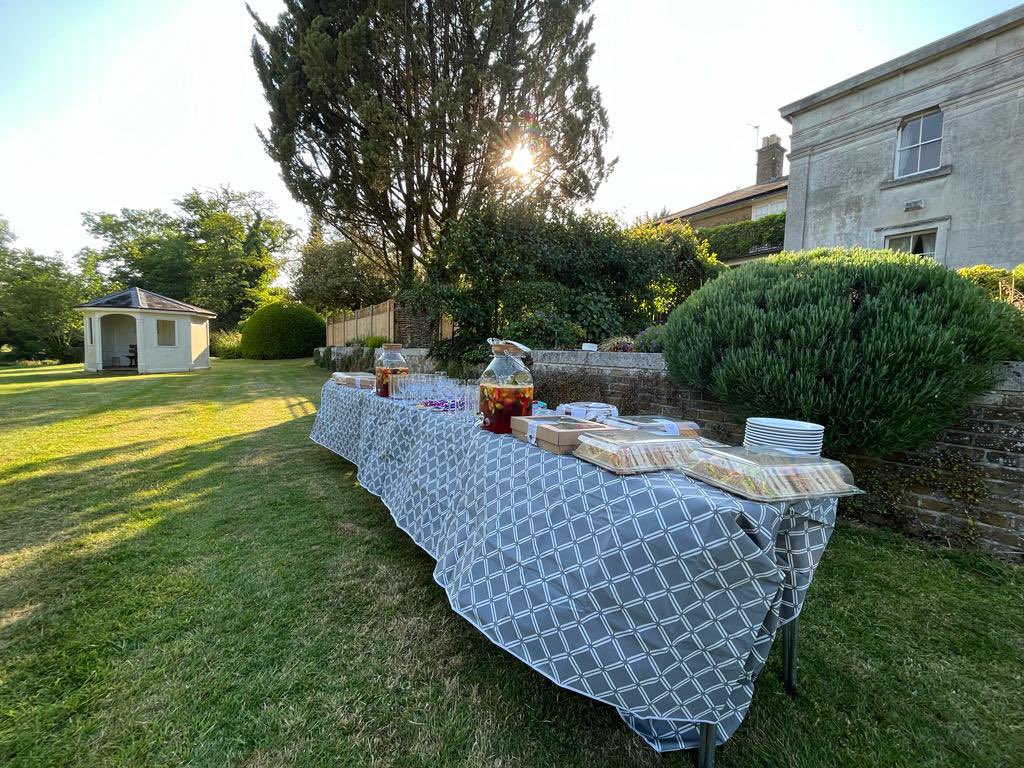 HbyParentsAssoc's tweet photo. Another HPA fun filled evening last night - croquet on Terrace in the sunshine ☀️  well done to all involved @EdmonstoneHouse @AlbansHouseUK https://t.co/dGIcfQh1z1