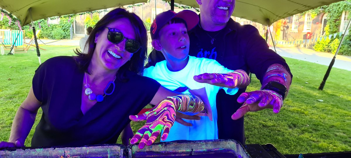 Yesterday at Shoredith for <a href="/cisco/">Cisco</a> great fun <a href="/rubyjevents/">Ruby J Events</a> for all the families and staff. Beautiful venue. #fubl #bodymarbling #privateparty #events