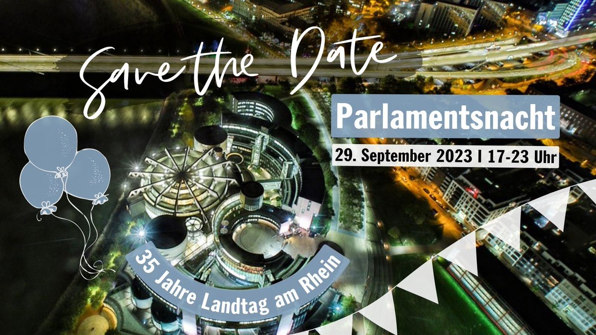 #Landtagswissen Heute vor 35 Jahren hat der #ltnrw zum letzten Mal mit einer im Düsseldorfer #Ständehaus getagt. Kurz danach zogen die Abgeordneten in das heutige Landtagsgebäude um. Der Landtag feiert mit einer #Parlamentsnacht im September 35 Jahre am Rhein. #savethedate