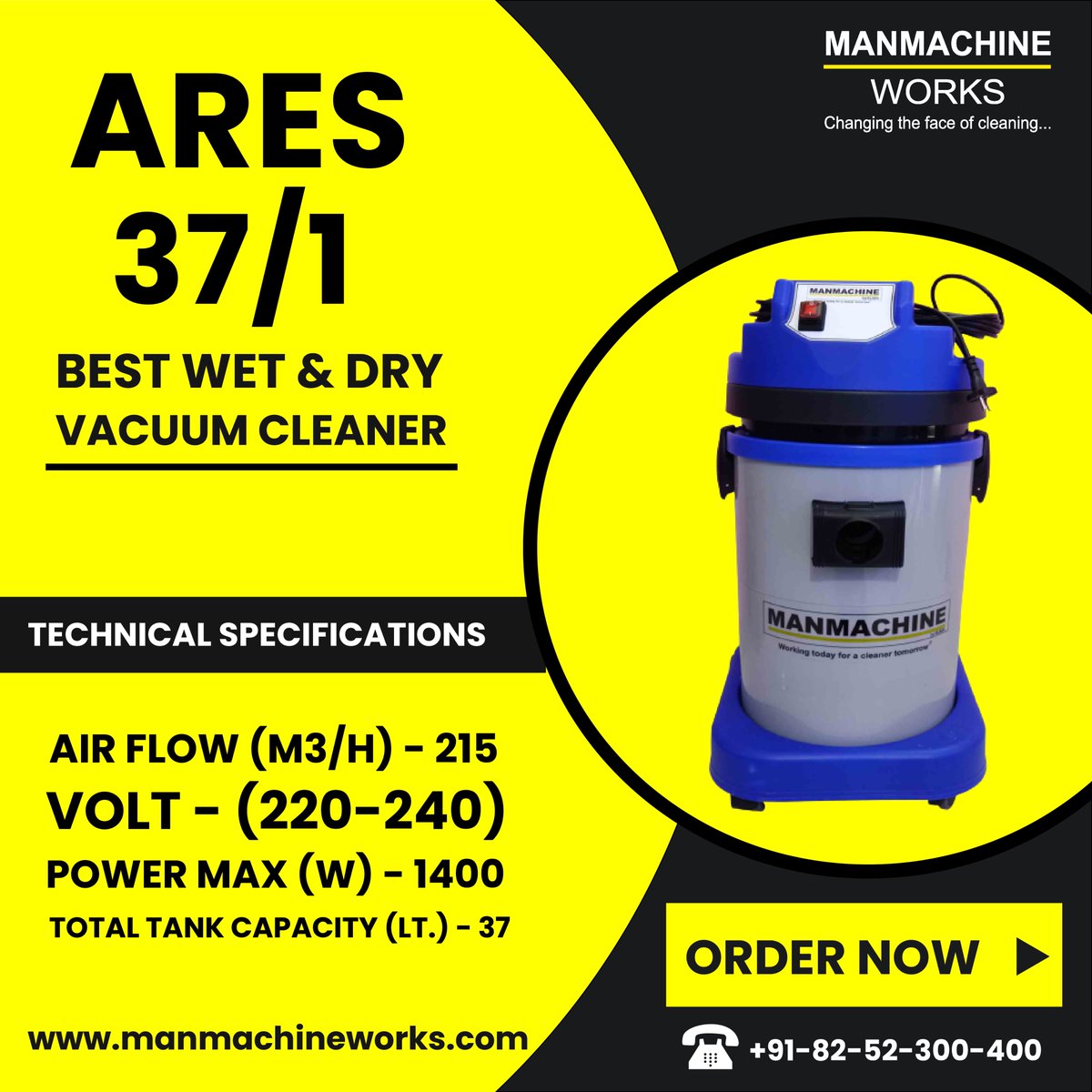 ARES 37/1 (Best Wet and Dry Vacuum Cleaner)

🔥 Order it Now!!
Call 📲: +91-82-52-300-400

💻 Visit: manmachineworks.com/wet-and-dry-va…
=========================
#carvaccum #carcleaning #carinterior #carinteriorcleaning #vaccumingcar #carcleaningmachines #carwash #manmachineworks