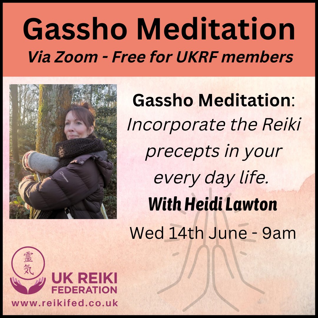 Join our weekly MORNING Reiki shares - now on Wednesdays - all included as part of your UKRF membership benefits.

To access these #memberbenefits, you can join UKRF from only £25: reikifed.co.uk/join

#meditation #ukrf #reikicommunity #mudra #gassho