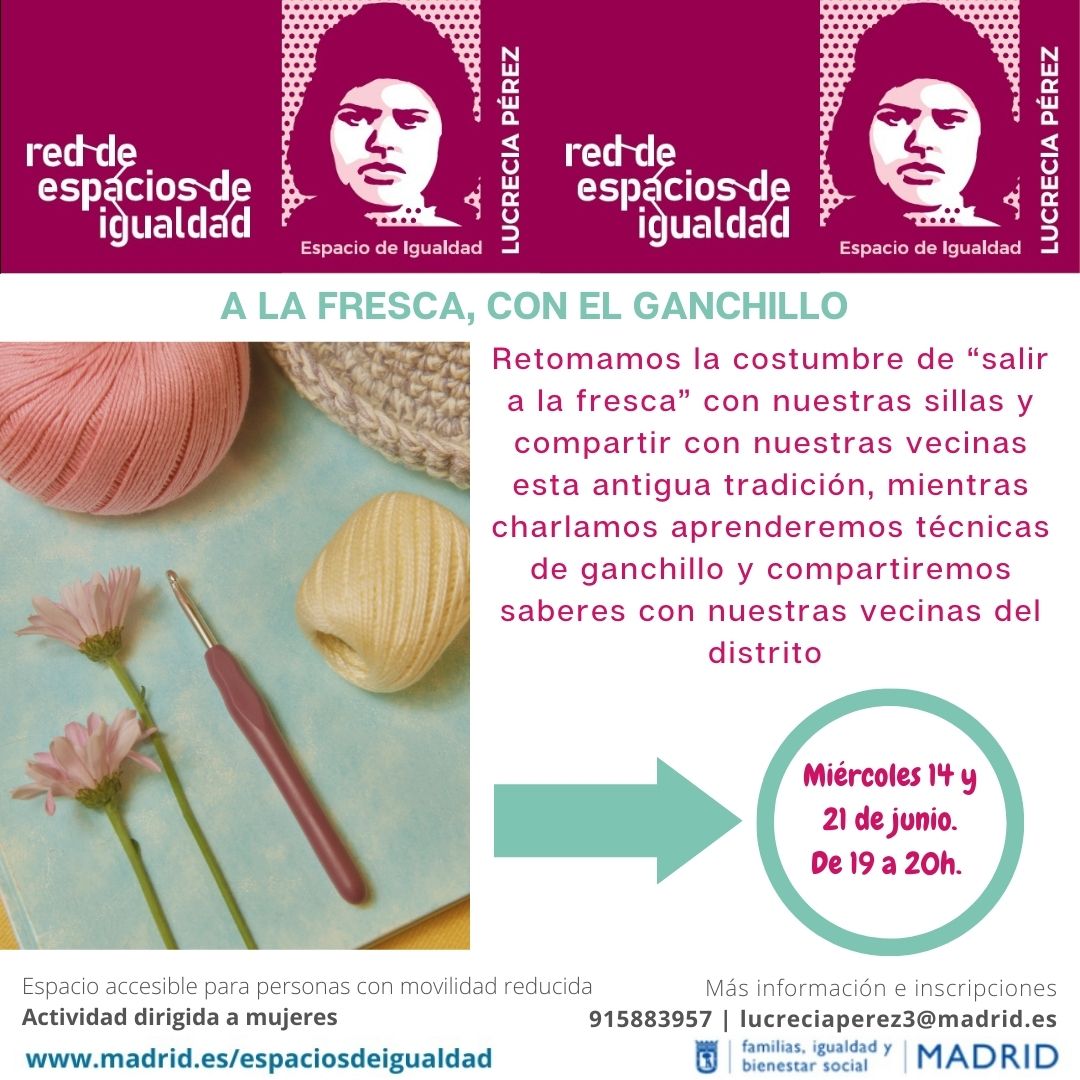 MadridIgualdad's tweet image. Tejer aprendizajes, dudas, ideas, relaciones, vínculos... alrededor de lanas y tejidos. 

En los #EspaciosdeIgualdad de @MADRID puedes encontrar grupos que se reúnen para #tejer y actividades relacionadas. 

#díamundialdetejerenpúblico #wwkipday
informate.madrid.es/78pwf