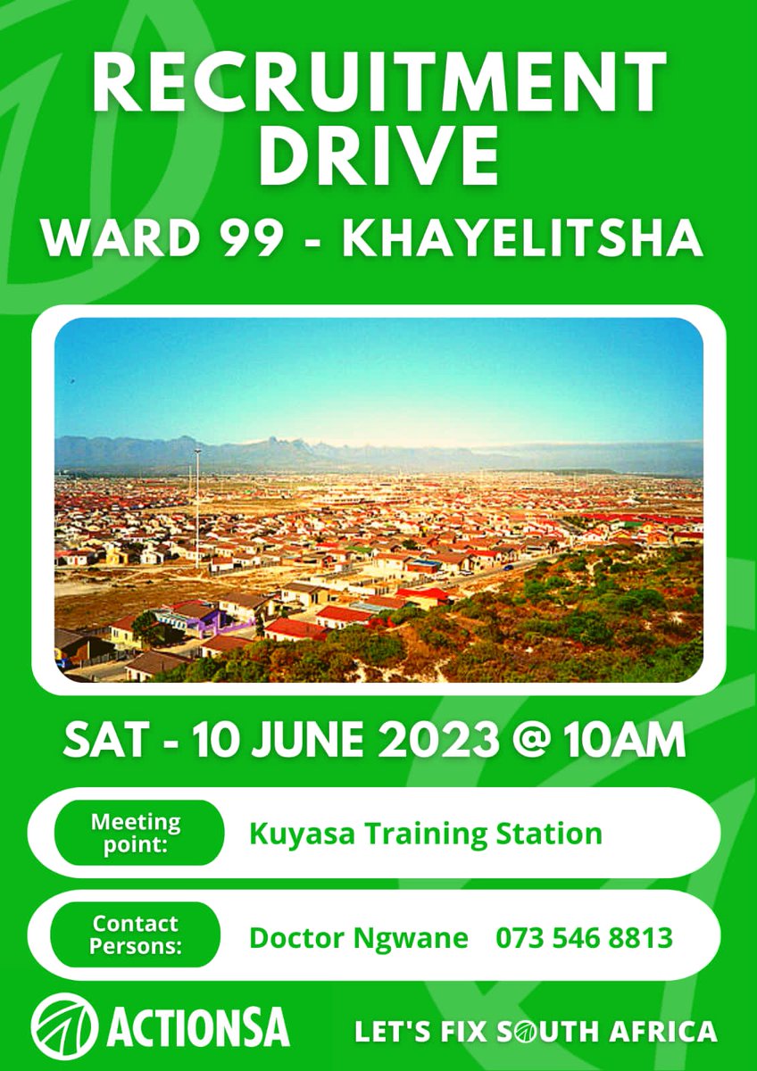 YvettedKR01's tweet image. Cape Metro WC Saturday Calender. In Action for ActionSA growing rapidly daily. We are the change #WalkWithUs #Project2024 #LetsFixSouthAfrica #WhereWeGoWeGrow @HermanMashaba @go2Michelle @MmQwashu @JohnMoodeyGP @AntoinetteLoff1 @ZintleK_deLange @drngwane @YvettedKR01 💚💚💚🍀🇿🇦