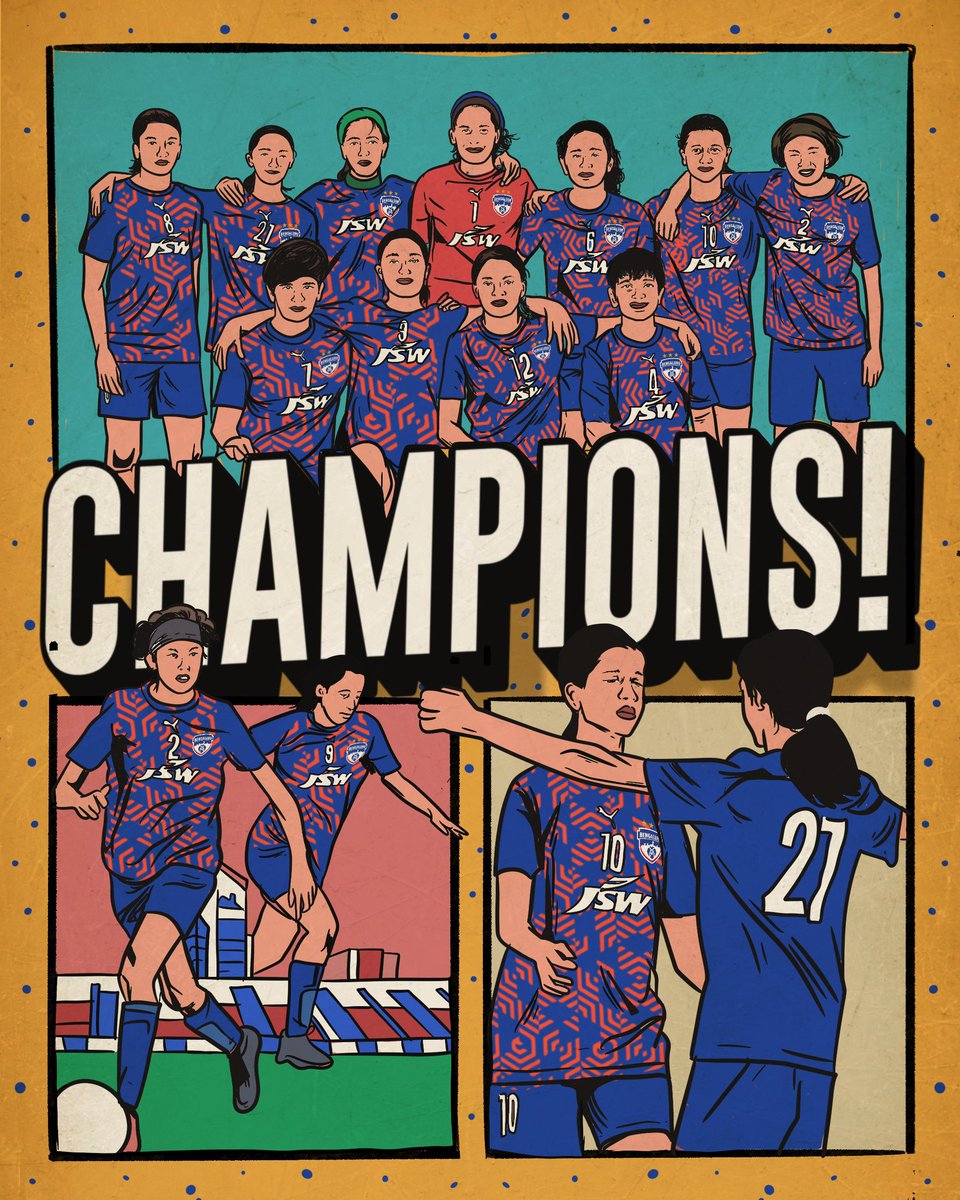 Bengaluru FC on Twitter "WWWWWe are the CHAMPIONS! 🔥 The BFC Girls