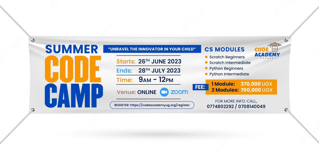 code_academy_ug's tweet image. Looking for an engaging summer activity for your child? Our coding class combines learning and fun, introducing kids to the world of coding through games, challenges, and teamwork. Enroll them today!

Register here: codeacademyug.org/register

#CodeCamp
#summercodecamp
#kidscoding