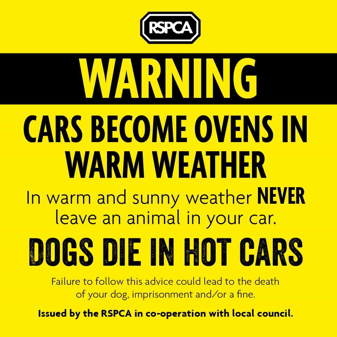 It's a warm weekend🌞

Please remember HOT CARS are DEATHTRAPS for PETS
Animals can sustain brain damage &amp; even die from heatstroke in just minutes.

PAVEMENTS can become hot enough to cause paw burns, permanent damage &amp; scarring after just ONE MINUTE of contact.
#heatwave