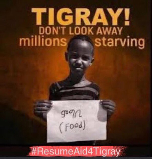 @RandaHabib @amnesty 📢The @WFP & @USAID have suspended food aid to Tigray for more than 2 months. 
>99% of Tigray's 5.3 million identified food insecure residents have gotten nothing in the last 2 months. It's the worst it's been in 3 years. Why?
#Aid4Tigray @antonioguterres @BradSherman @TitiEyi