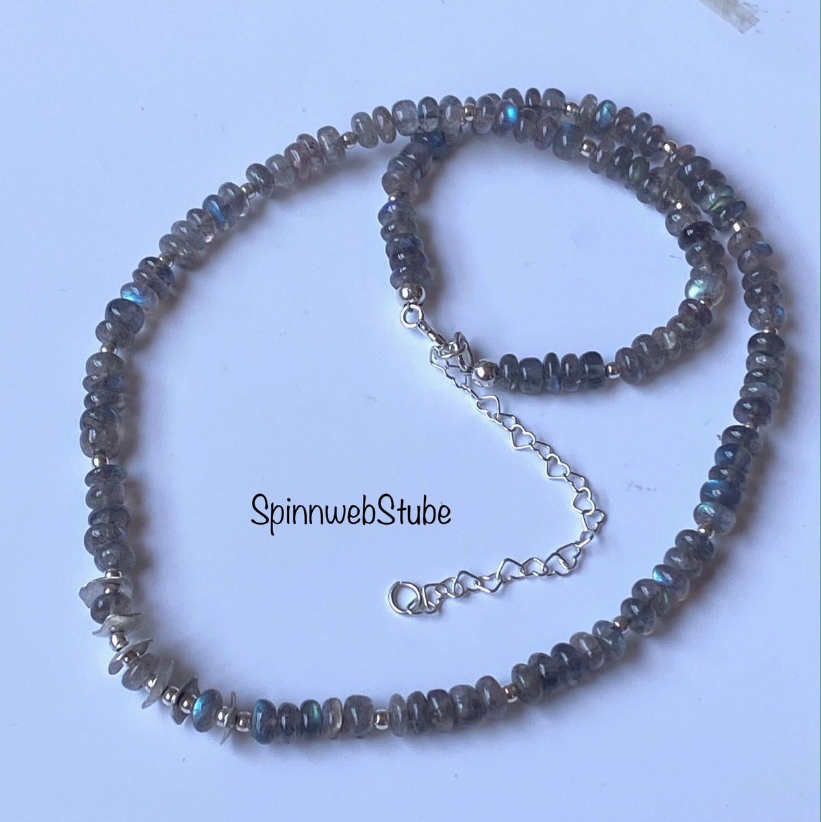 Freue mich, euch diesen Artikel aus meinem Shop bei #etsy vorzustellen: Halskette "Labradorit" etsy.me/42ytrwc