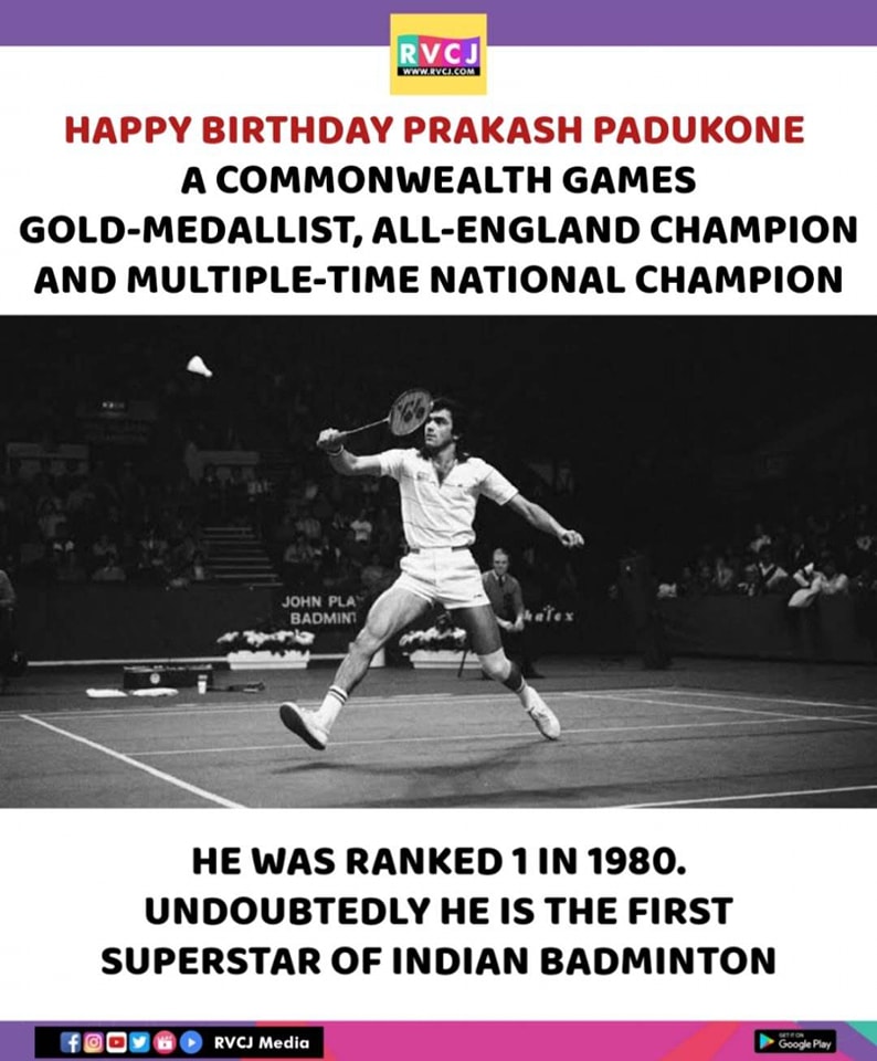 Happy birthday prakash Padukone 