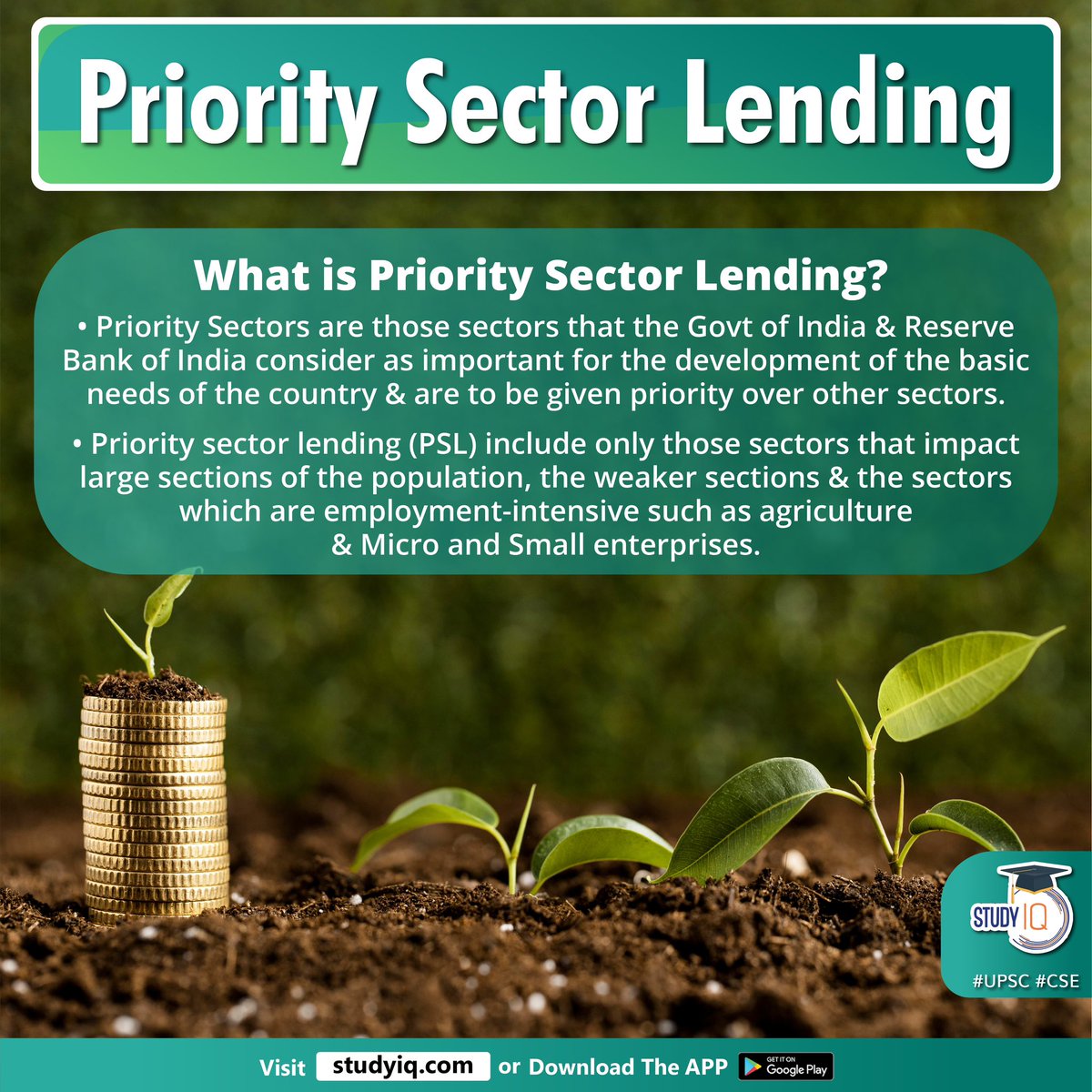 upsciq's tweet photo. Priority Sector Lending
#prioritysectorlending #urbancooperativebanks #rbi #reservebankofindia #prioritysector #govtofindia #psl #employment #agriculture #smallenterprises #exportcredit #education #socialinfrastructure #renewableenergy #startups #upsc #cse #ips #ias https://t.co/WhMYkt3c5R