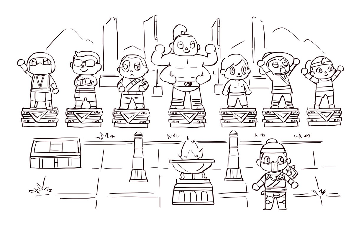 Guymay4's tweet image. I like playing #AnimalCrossing, I wanna make my island look like #ShangtsungIsland😄 so I drew something into Animal Crossing prepared as reference…LOL😂So Cute…
Hope we can still see Shang&apos;s island in mk1. A whole island in Konquest mode, I wanna watch models😄
#Krypt