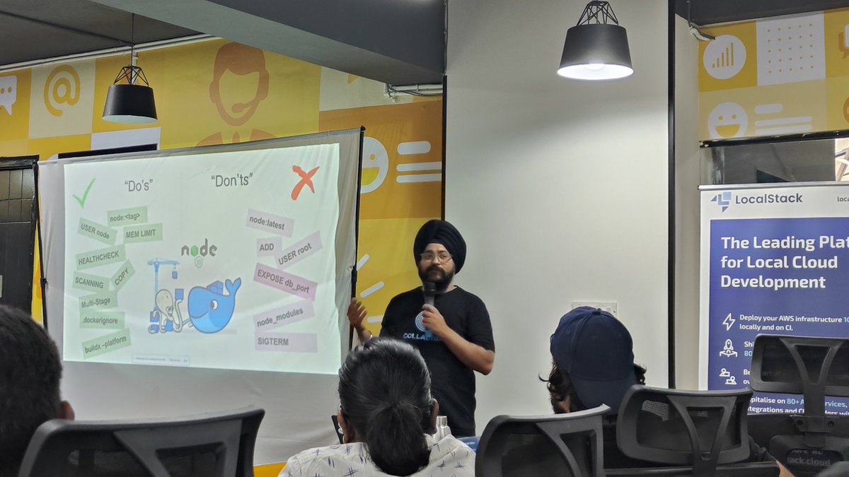 rishijaindev's tweet image. At my first technical meet up in Bangalore, and kudos to @localstack and the organisers for such wonderful execution of the event !!!🚀🚀
#LocalStack #CloudDevXchange