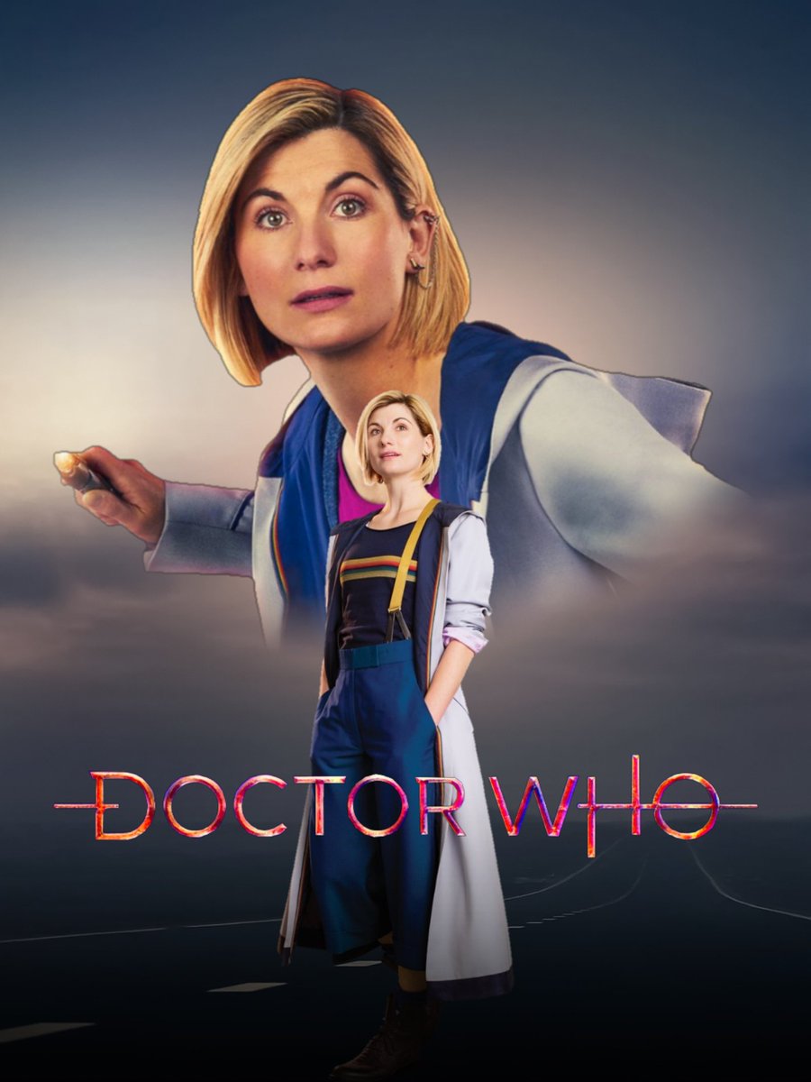 I made this poster of the Thirteenth Doctor. #DoctorWho #JodieWhittaker #thirteenthdoctor #13thdoctor