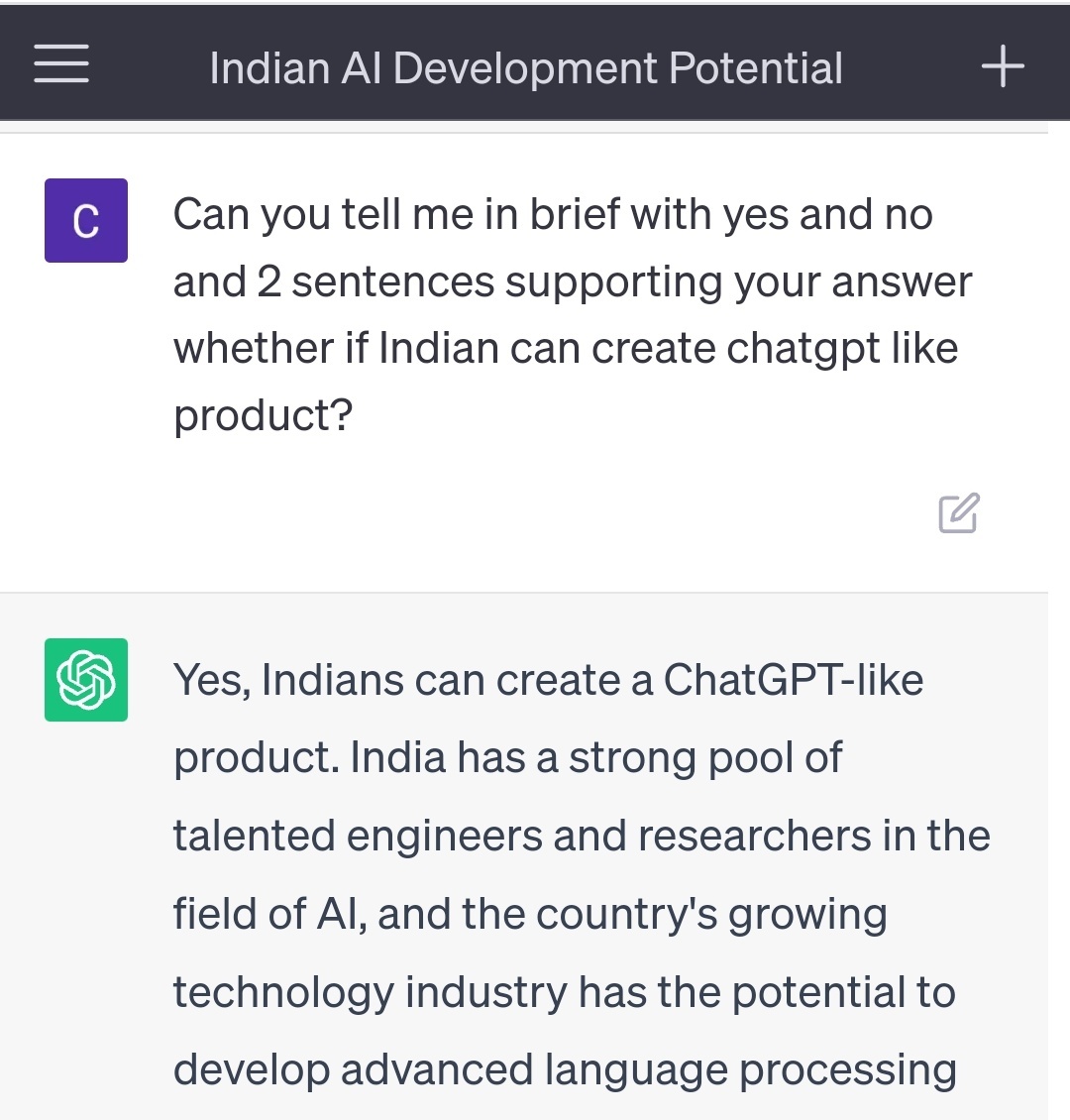 OpenAI CEO Sam Altman tells Indians: You can try to build AI like ChatGPT, but you will fail.

While #ChatGPT differs from its founder & CEO.

@sama @C_P_Gurnani #indianIT #indianStartup #AIcommunity #OpenAI #Bard #bingchat