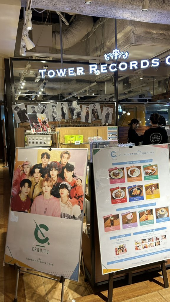 タワレコカフェ🍔🍝🍹🩷