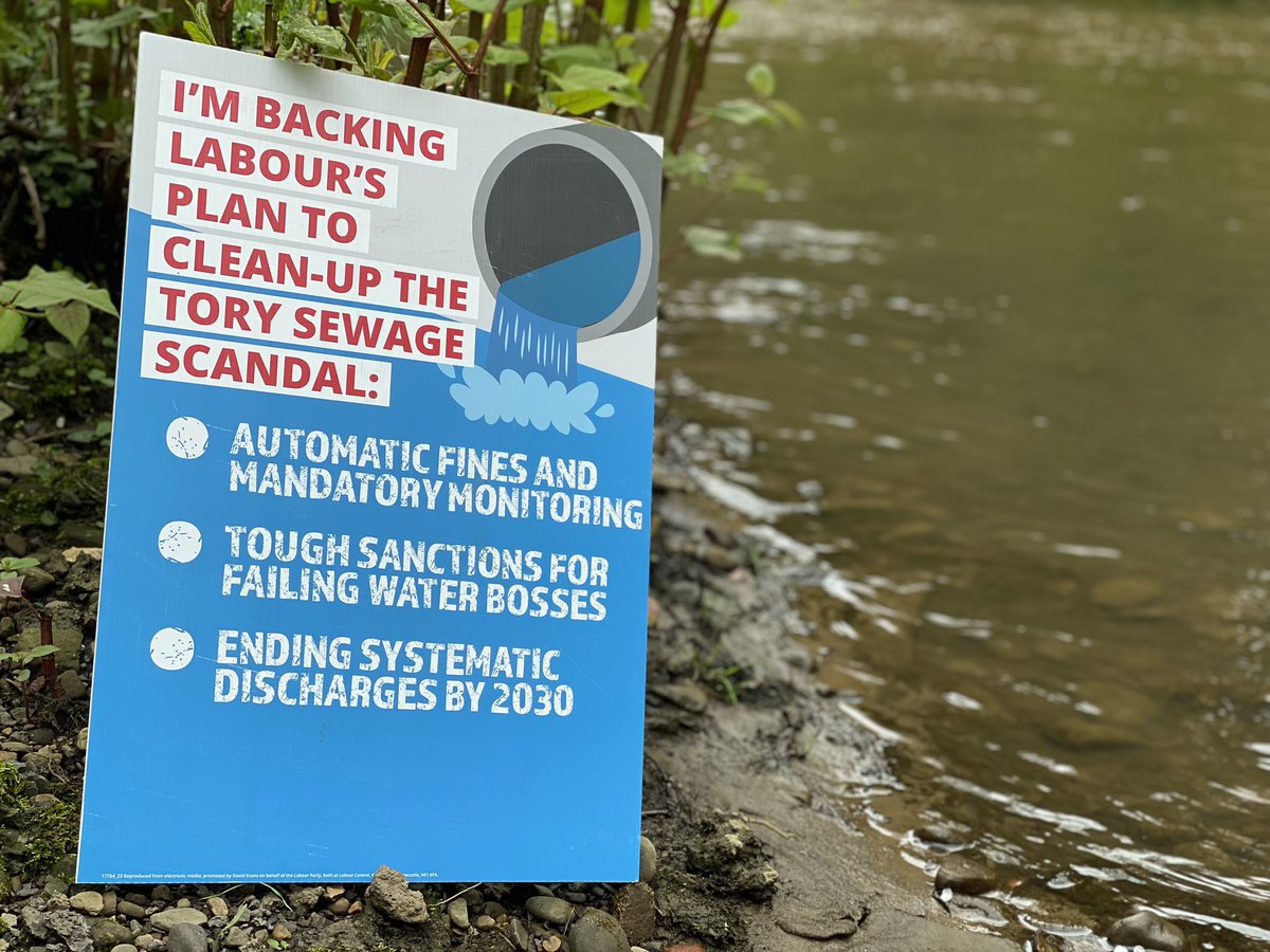 As you go out to enjoy the glorious weather, the love and pride we all have for the places we live, work and holiday isn’t shared by the Tories.

They allow 800 sewage dumps every day into our rivers, lakes and sea; and voted down <a href="/UKLabour/">The Labour Party</a> plan to clean it up!

#SewageScandal