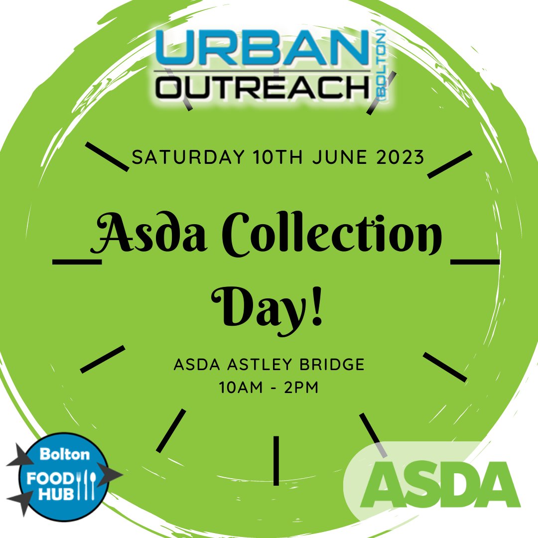 1/2
🛒 Today's the day!

We're at Astley Bridge ASDA between 10am and 2pm collecting food donations.

👋 Come and say hi and maybe even donate a tin or packet.

#BoltonPowerofOne means that just one act of kindness can make a difference to one other.