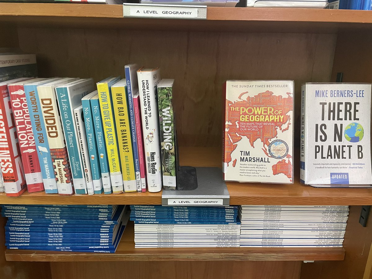 Fantastic to see some new books arrive for the Geography section of the @Strath_Academic library! @Itwitius @MikeBernersLee @StrathallanSchl @RoyalScotGeoSoc #BeyondTheClassroom #GoingFurther