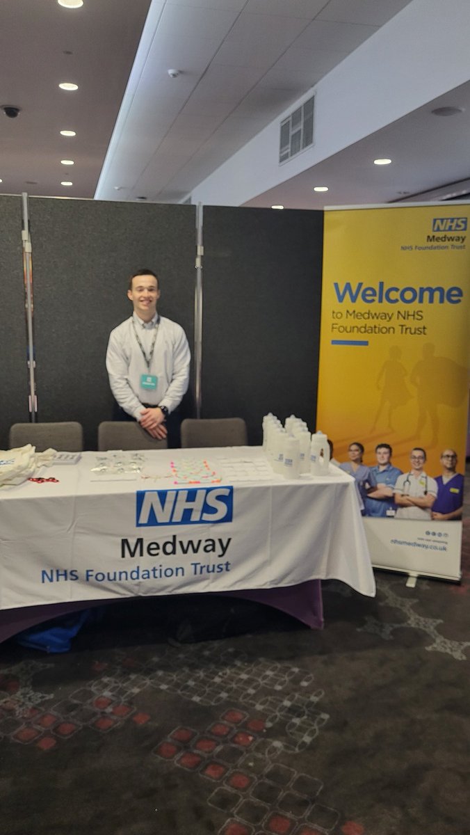 All set up in Bristol ready to welcome potential new recruits 🤩 come and see way medway has to offer @HcJobFair @Medway_NHS_FT @EvonneHunt2306 @Temi_Magg #BristolHealthcareJobFair #bestofcarebestofpeople #patientfirst