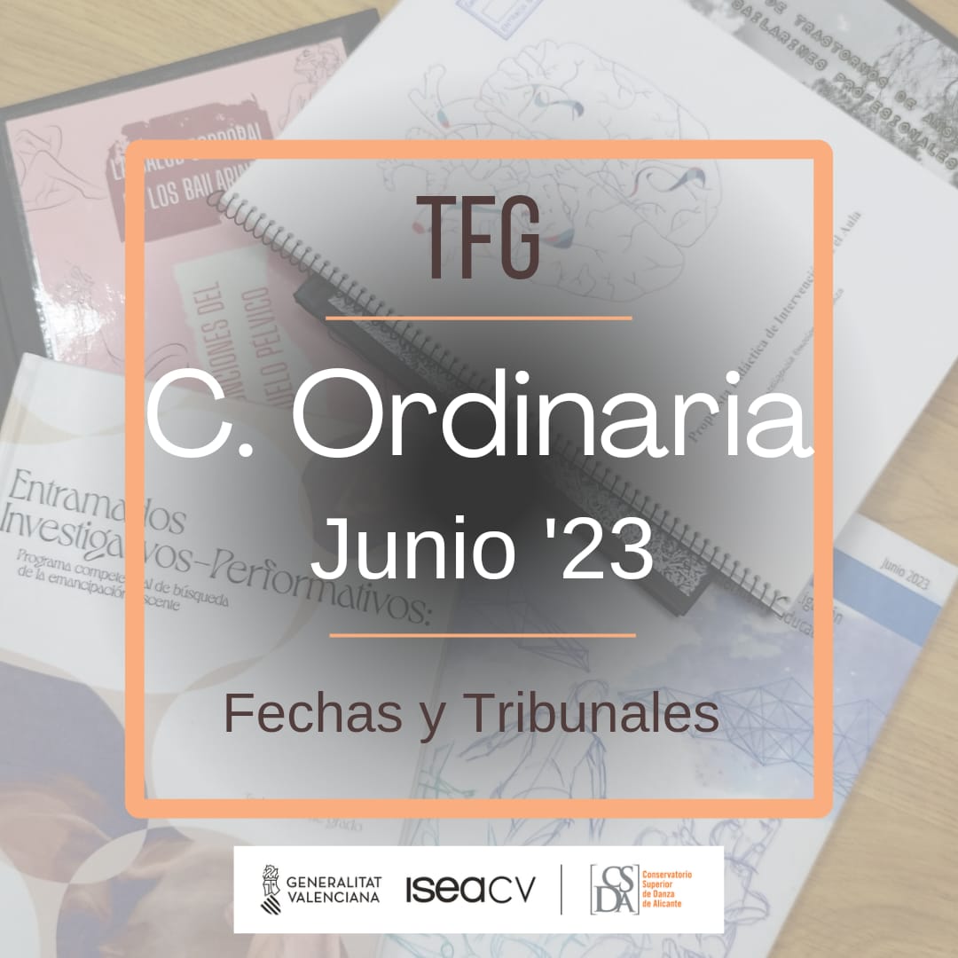 CSD_ALICANTE's tweet photo. ๐ฉโ๐๐งโ๐ #CSDA_TFG๐งโ๐๐ฉโ๐
Ya tenemos las fechas y tribunales de la convocatoria ordinaria de Trabajos Fin de Grado 22/23
Mucha suerte a todos y todas!
@DIseacv @iseacv @GVAinnova https://t.co/LVBVMZtQrd