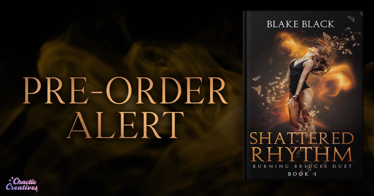 #PreorderAlert 
Shattered Rhythm, a new adult, why choose romance and the debut novel for Author Blake Black is coming 7/7!

#PreorderNow: books2read.com/u/3JngEE

Influencer Sign-up: chaoticcreatives.com/shattered-rhyt…

#WhyChooseRomance #DarkSecrets #GrumpySunshine @Chaotic_Creativ