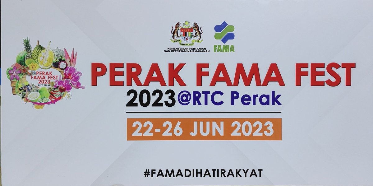 Counting day....
Bahang makin terasa, kami makin sebok dgn persiapan #perakFamafest2023 
Setlh 3 thun sepi tanpa berita...kini hadirnya dinantikan
<a href="/hairi59104725/">hairi</a> 
<a href="/FamaNegeriPerak/">FAMA Negeri Perak</a> 
<a href="/agrobazaar_msia/">Agrobazaar Online</a> 
<a href="/abdrashidbahri/">Abdul Rashid Bahri</a>