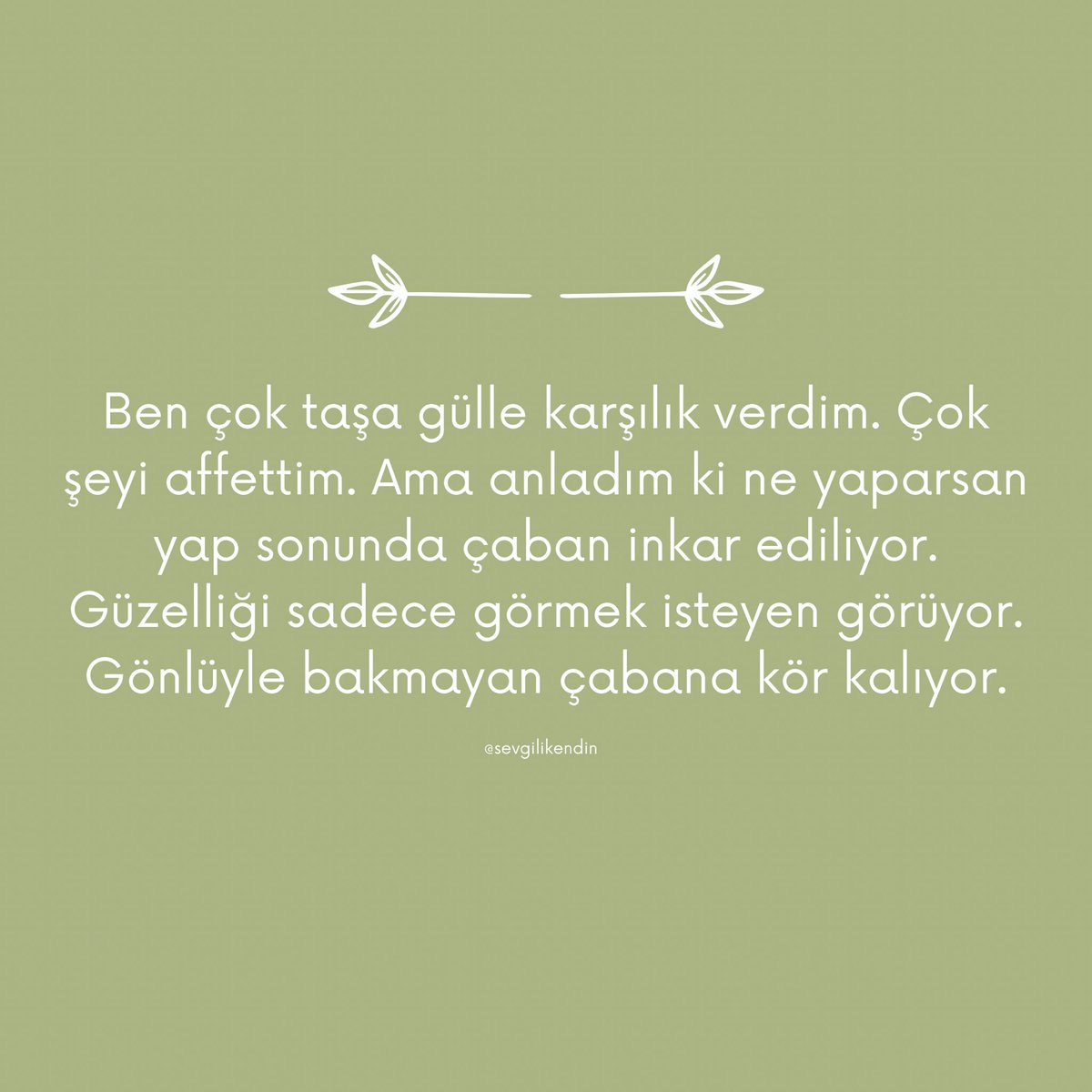 Sevgili kendim, (@sevgilikendin) on Twitter photo 